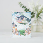 De Heilige Familie Shiva en Parvati Briefkaart (Staand voorkant)