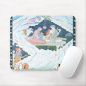 De Heilige Familie Shiva en Parvati Muismat (Met muis)