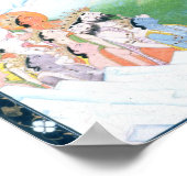 De Heilige Familie Shiva en Parvati Poster (Hoek)