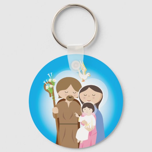 De Heilige Familie Sleutelhanger (Voorkant)