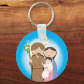 De Heilige Familie Sleutelhanger (Voorkant)