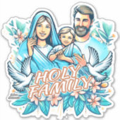 De Heilige Familie Sticker (Voorkant)