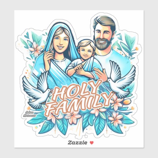 De Heilige Familie Sticker (Vel)