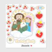 De Heilige Familie Sticker (Vel)