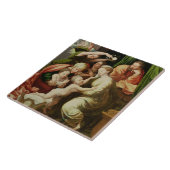 De Heilige Familie Tegeltje (Zijkant)