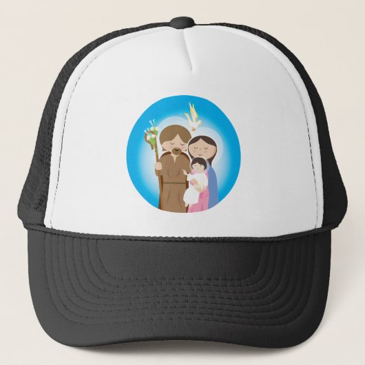 De Heilige Familie Trucker Pet (Voorkant)