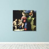 De Heilige Familie van de eikenboom, c.1518 Canvas Afdruk (Insitu (Houten vloer))