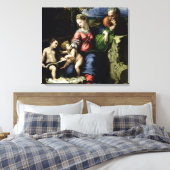 De Heilige Familie van de eikenboom, c.1518 Canvas Afdruk (Insitu (Slaapkamer))
