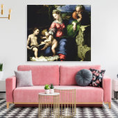 De Heilige Familie van de eikenboom, c.1518 Canvas Afdruk (Insitu (Woonkamer))