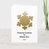 De Heilige familie van de geboorte van Christus Feestdagen Kaart (Achterkant)