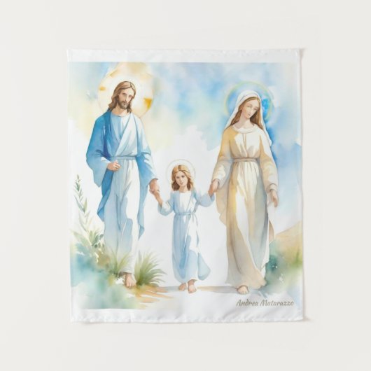 De Heilige Familie Wandkleed (Voorkant)