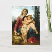 De Heilige Familie, William Bouguereau Kaart (Voorkant)