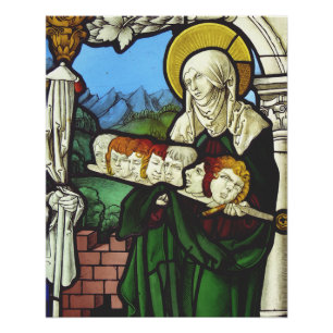 De heilige Felicitas en de hoofden van haar zeven  Perfect Poster