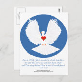 De Heilige Geest als een hond Briefkaart (Voorkant / Achterkant)