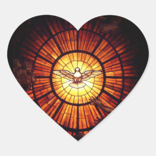 De Heilige Geest (Bernini) Hart Sticker