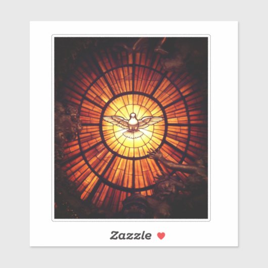 De Heilige Geest (Bernini) Sticker (Vel)