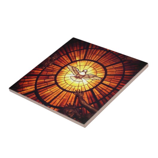 De Heilige Geest (Bernini) Tegeltje (Zijkant)