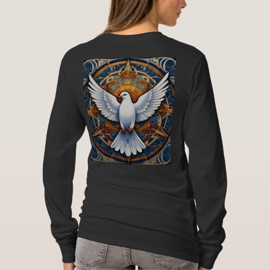 De Heilige Geest (duif) 1 T-shirt (Achterkant)