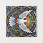 De Heilige Geest (duif) 1 Wandkleed (Voorkant (horizontaal))