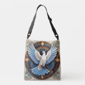De Heilige Geest (duif) 2 Crossbody Tas (Achterkant)