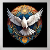 De Heilige Geest (duif) 3 Poster (Voorkant)