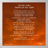 De Heilige Geest predikt voor jou, vandaag Poster (Voorkant)