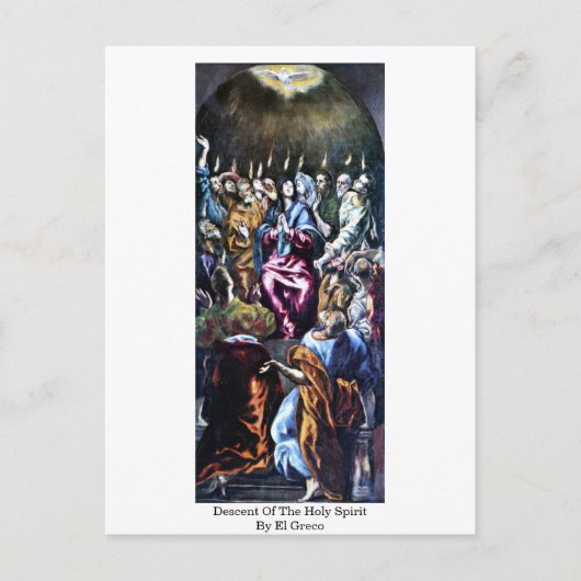 De heilige geest van El Greco Briefkaart (Voorkant)