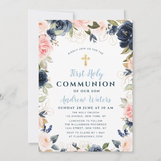 de heilige gemeenschap van de zeemacht en de bloed kaart (Voorkant)