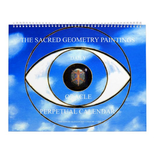 DE HEILIGE GEOMETRIE SCHILDERIJEN EEUWIGDURENDE KA KALENDER (Hoes)