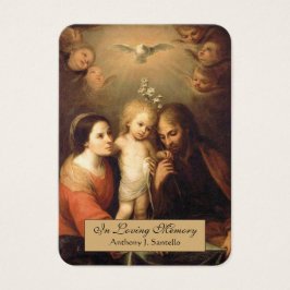 de Heilige Gezin van de Katholieke Heilige Gezin F Visitekaartje