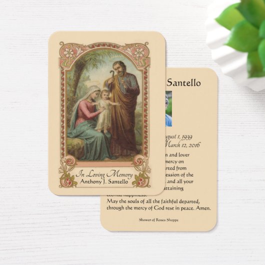 de Heilige Gezin van de Katholieke Heilige Gezin F Visitekaartje (Bureau)