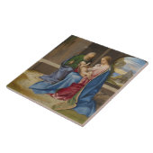 De Heilige Gezin van Giorgione Tegeltje (Zijkant)