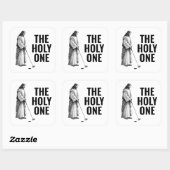 De Heilige - Golfende Jezus Vierkante Sticker (Vel)