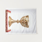 De Heilige Graal Katholiek Wandkleed (Voorkant (horizontaal))