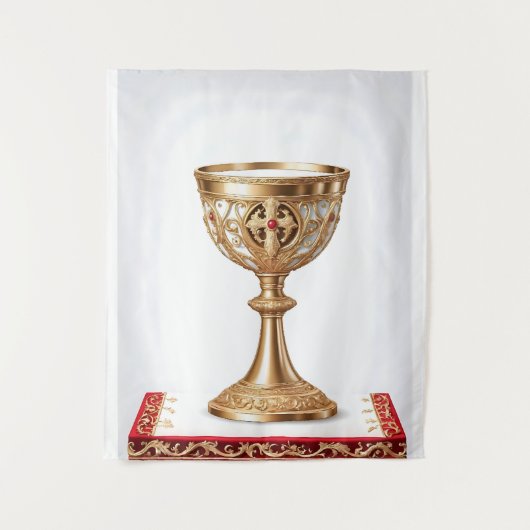 De Heilige Graal Katholiek Wandkleed (Voorkant)