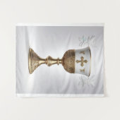 De Heilige Graal Katholiek Wandkleed (Voorkant (horizontaal))