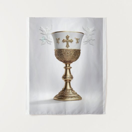 De Heilige Graal Katholiek Wandkleed (Voorkant)