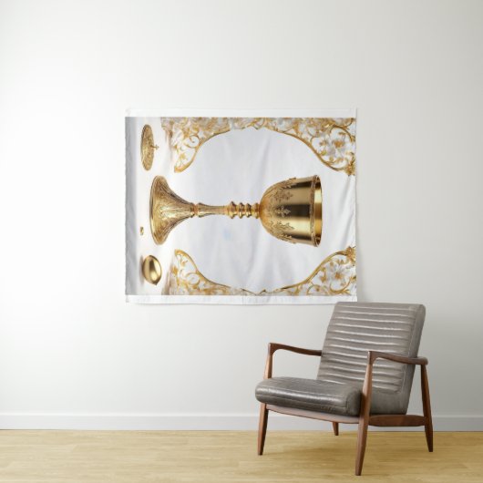 De Heilige Graal Katholiek Wandkleed (In Situ (horizontaal))