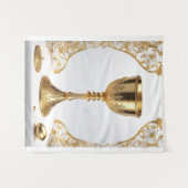 De Heilige Graal Katholiek Wandkleed (Voorkant (horizontaal))