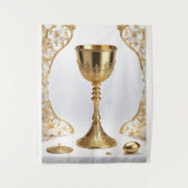 De Heilige Graal Katholiek Wandkleed (Voorkant)