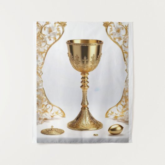 De Heilige Graal Katholiek Wandkleed (Voorkant)