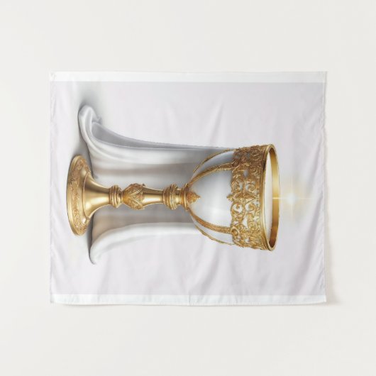 De Heilige Graal Katholiek Wandkleed (Voorkant (horizontaal))