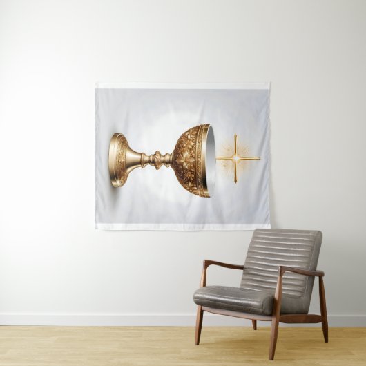 De Heilige Graal Katholiek Wandkleed (In Situ (horizontaal))