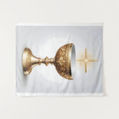 De Heilige Graal Katholiek Wandkleed (Voorkant (horizontaal))