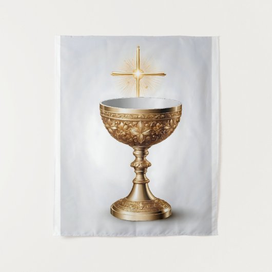 De Heilige Graal Katholiek Wandkleed (Voorkant)