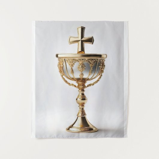 De Heilige Graal Katholiek Wandkleed (Voorkant)