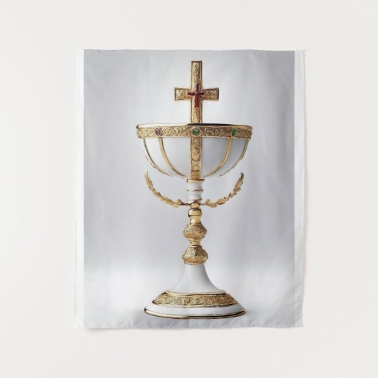 De Heilige Graal Katholiek Wandkleed (Voorkant)