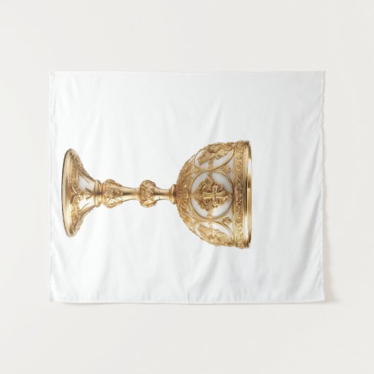 De Heilige Graal Katholiek Wandkleed (Voorkant (horizontaal))