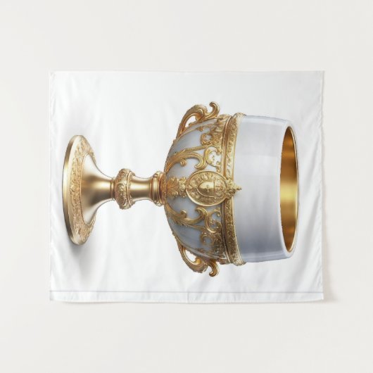 De Heilige Graal Katholiek Wandkleed (Voorkant (horizontaal))