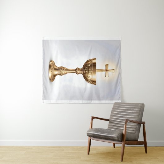 De Heilige Graal Katholiek Wandkleed (In Situ (horizontaal))